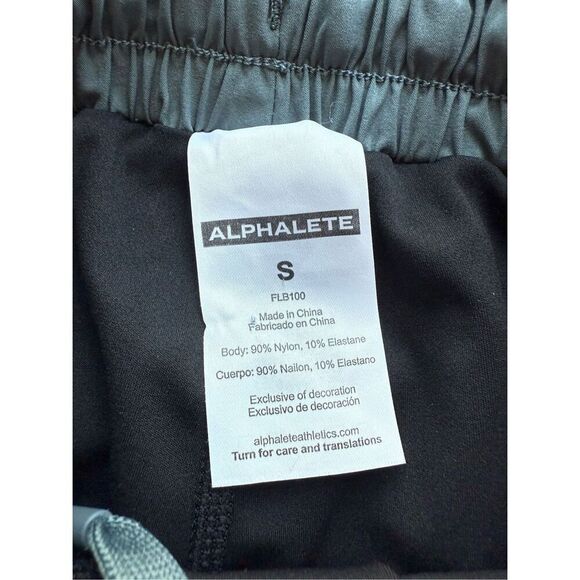 Alphalete Stride Shorts 3" In Halo Gray/Bluish Size S - Picture 6 of 7